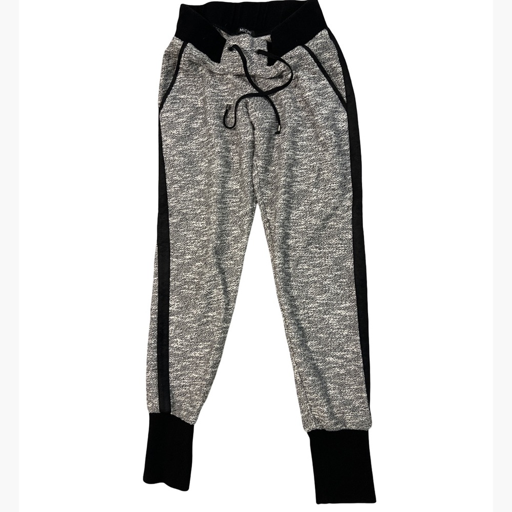 MICHI two tone grey and black joggers XS